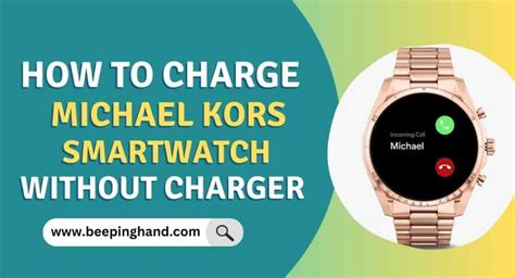 how to charge michael kors smartwatch without charger|michael kors bradshaw smartwatch charger.